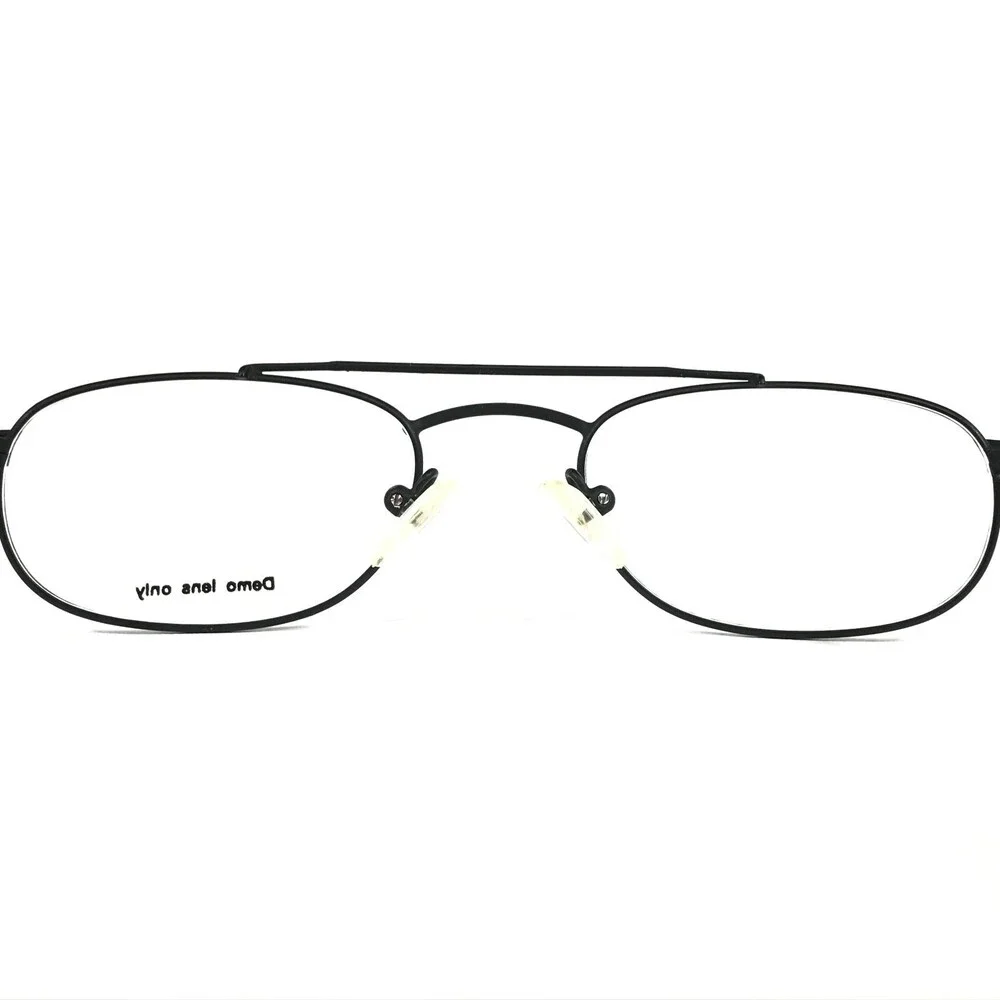 Vintage Harley Davidson Eyeglasses Frames 37 MBLK Matte Black Silver 51-20-140